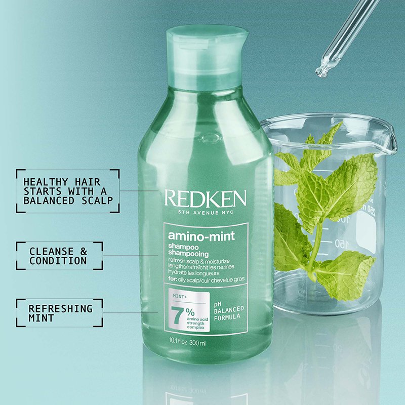 Amino Mint Shampoo Fra Redken