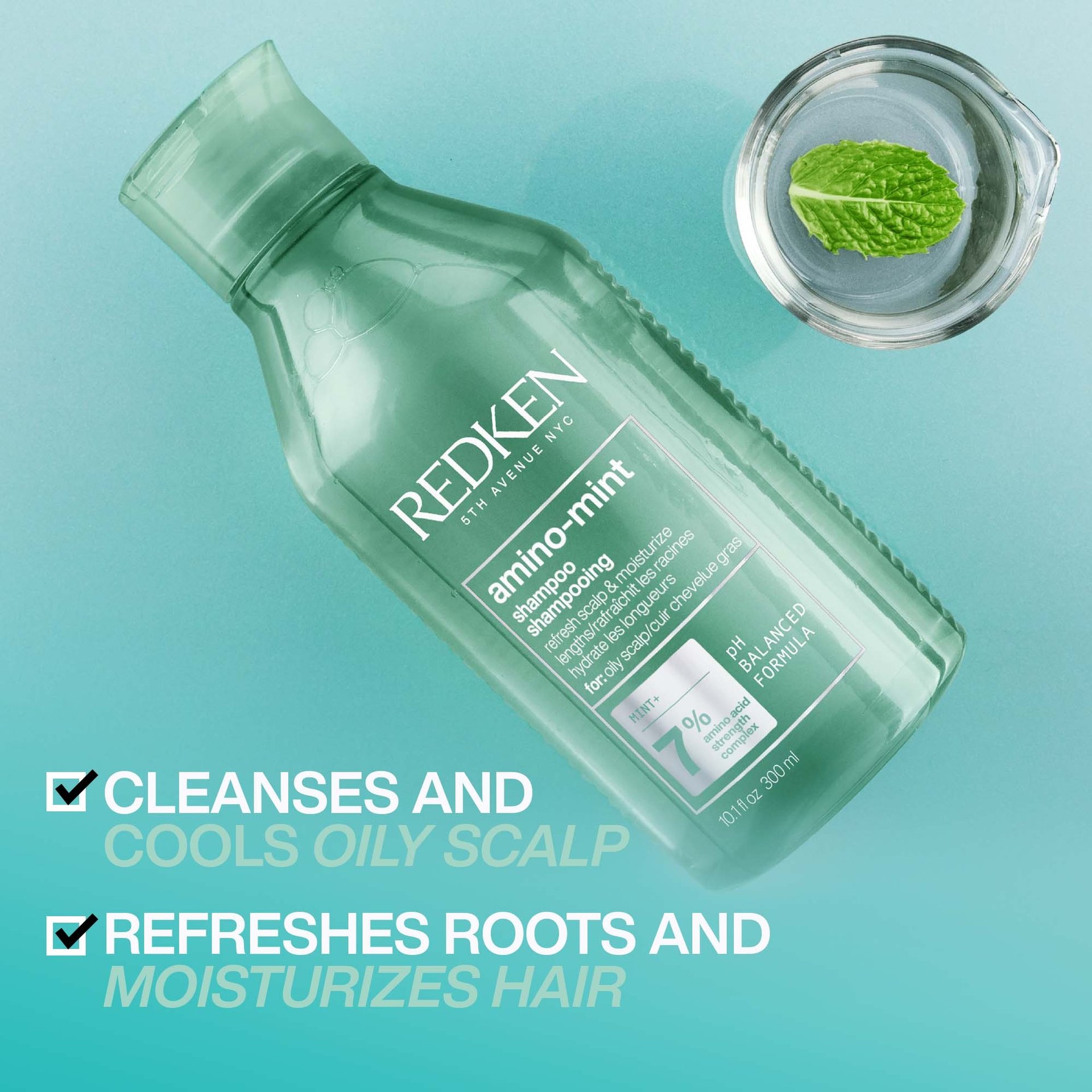 Amino Mint Shampoo Fra Redken