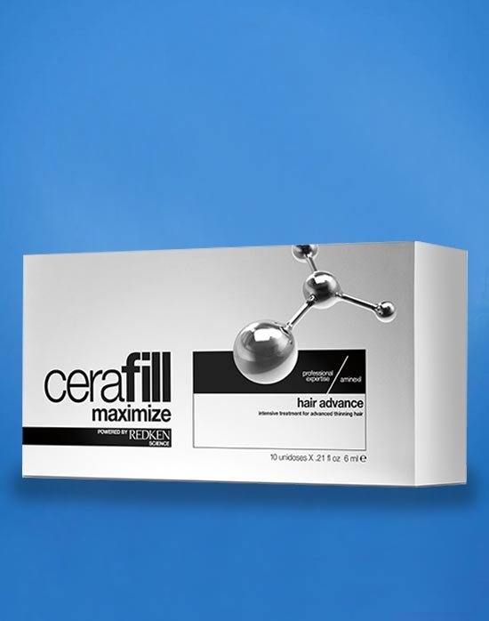 Cerafill Maximize Hair Advance Aminexil Treatment 10x6ml Fra Redken