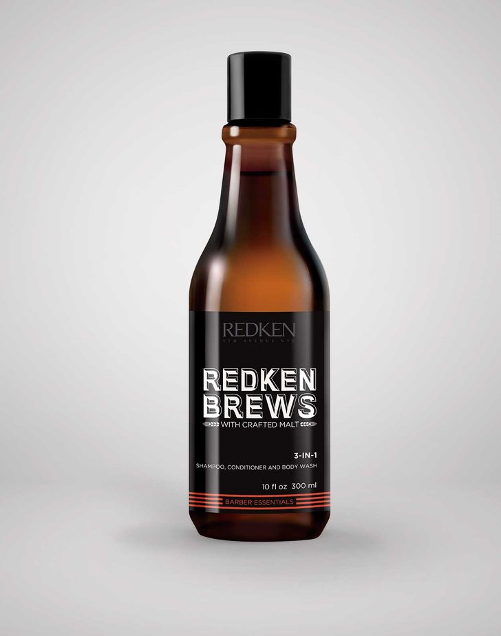 Redken Brews 3-In-1 Shampoo, Conditioner & Body Wash Fra Redken